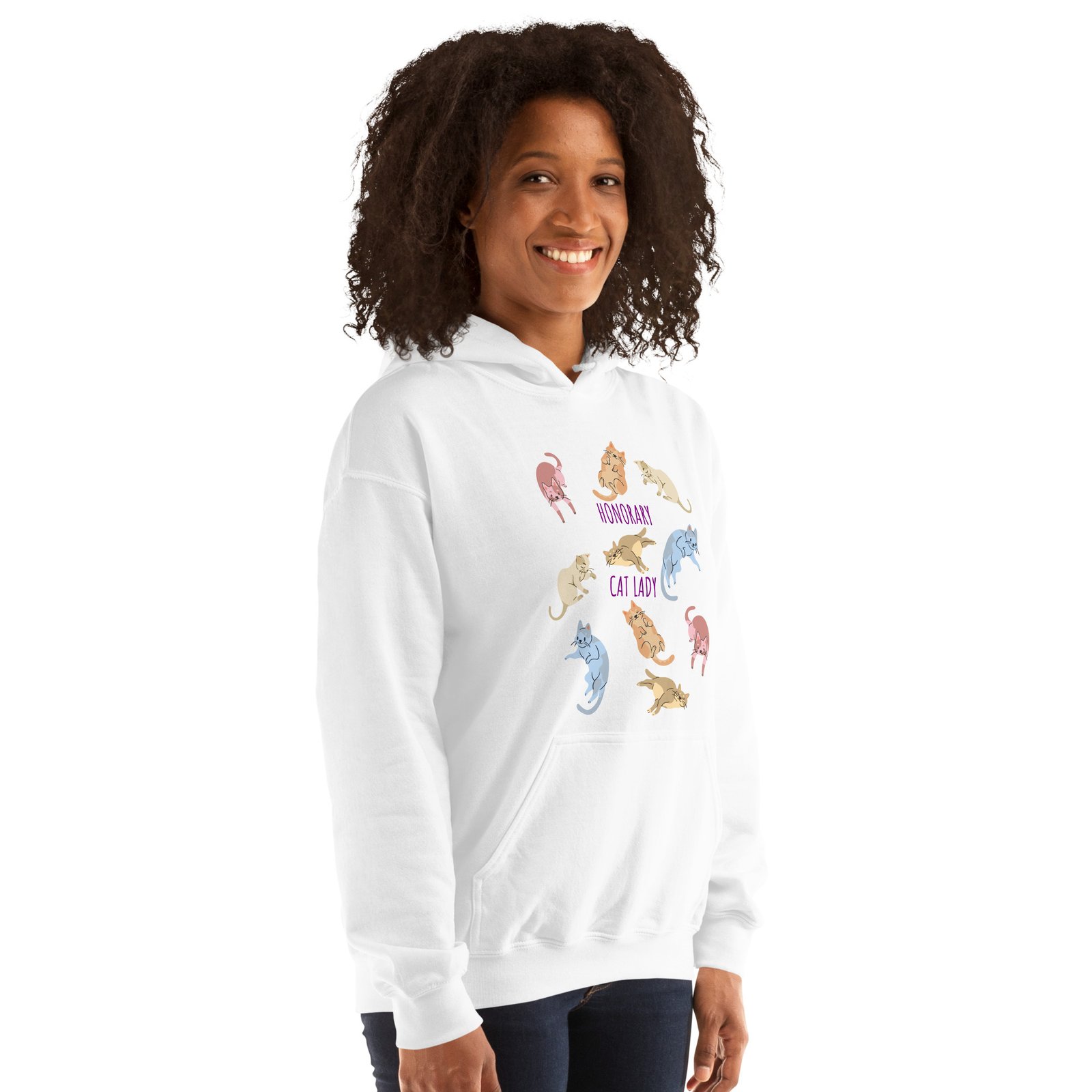 "Honorary Cat Lady" Hoodie - Image 3