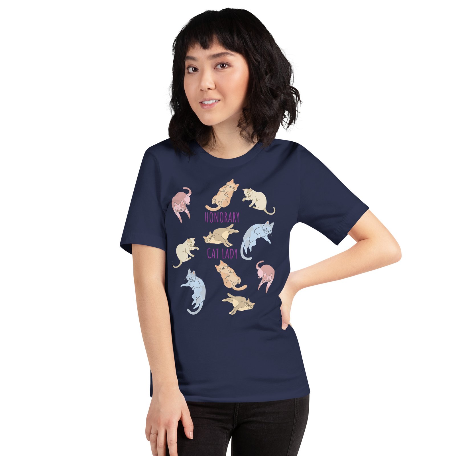 "Honorary Cat Lady" T-shirt - Image 3