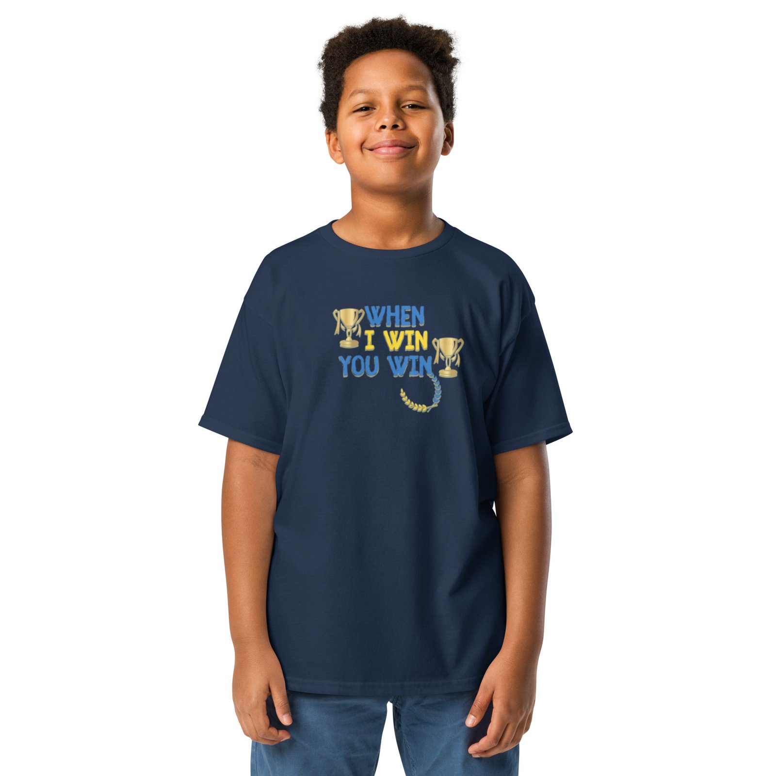 "When I Win You Win" Youth Classic Tee - Image 2
